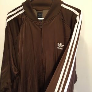 Adidas Track Jacket Chocolate XL